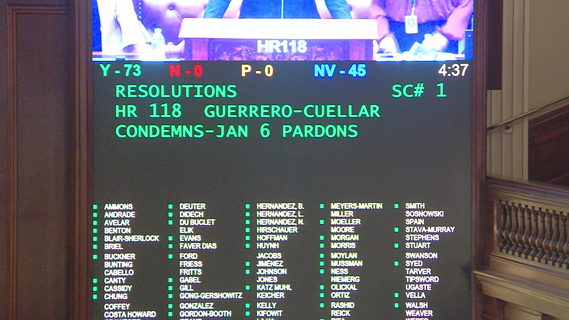 January 6 pardons resolution